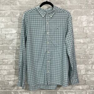 Vineyard Vine Plaid Classic Fit Whale Button Down Shirt